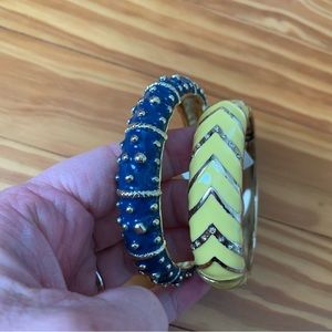 Talbots enameled bangle bracelets